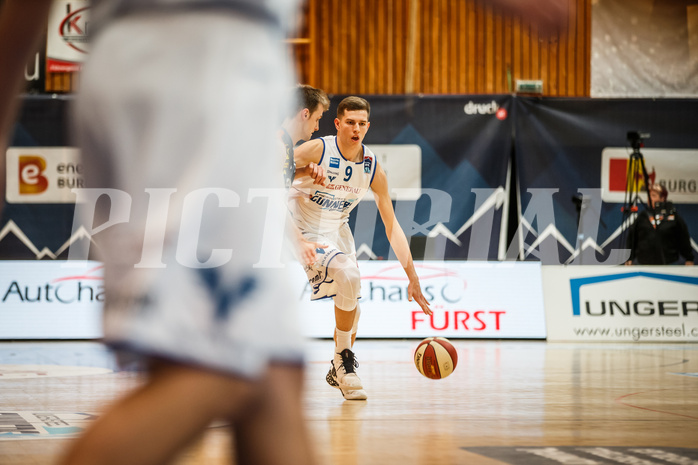 Basketball, Admiral Basketball Superliga 2019/20, Grunddurchgang 16.Runde, Oberwart Gunners, Klosterneuburg Dukes, Edi Patekar (9)