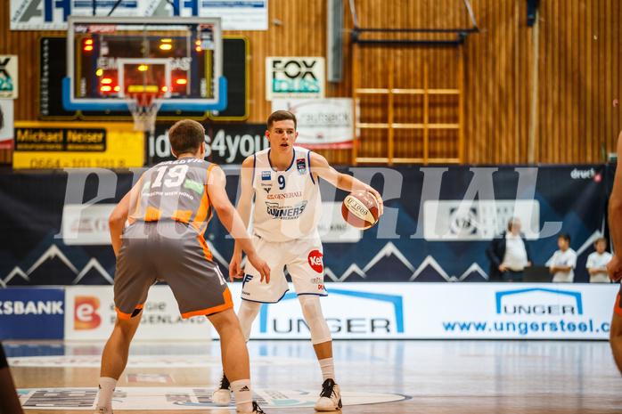 Basketball, Admiral Basketball Superliga 2019/20, Grunddurchgang 16.Runde, Oberwart Gunners, Klosterneuburg Dukes, Edi Patekar (9)