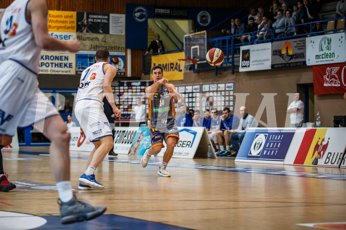 Basketball, Admiral Basketball Superliga 2019/20, Grunddurchgang 16.Runde, Oberwart Gunners, Klosterneuburg Dukes, Valentin Bauer (14)