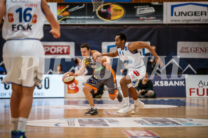 Basketball, Admiral Basketball Superliga 2019/20, Grunddurchgang 16.Runde, Oberwart Gunners, Klosterneuburg Dukes, Benedikt Danek (20)