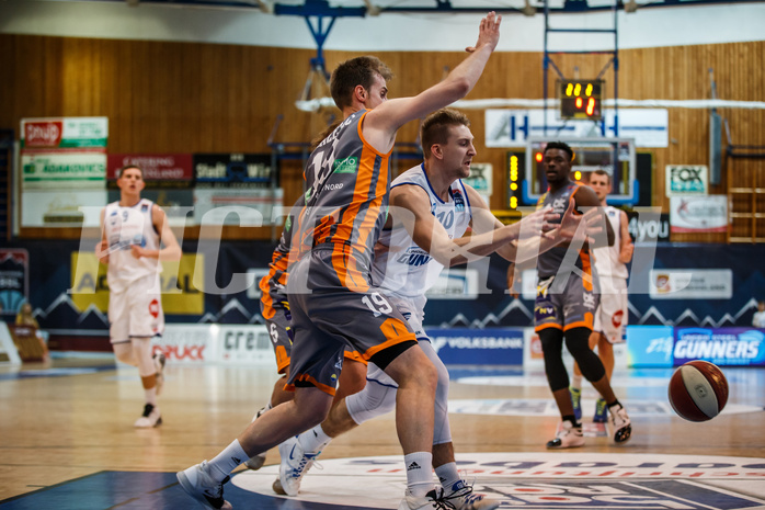Basketball, Admiral Basketball Superliga 2019/20, Grunddurchgang 16.Runde, Oberwart Gunners, Klosterneuburg Dukes, Georg Wolf (10)