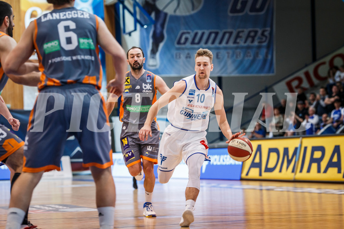 Basketball, Admiral Basketball Superliga 2019/20, Grunddurchgang 16.Runde, Oberwart Gunners, Klosterneuburg Dukes, Georg Wolf (10)
