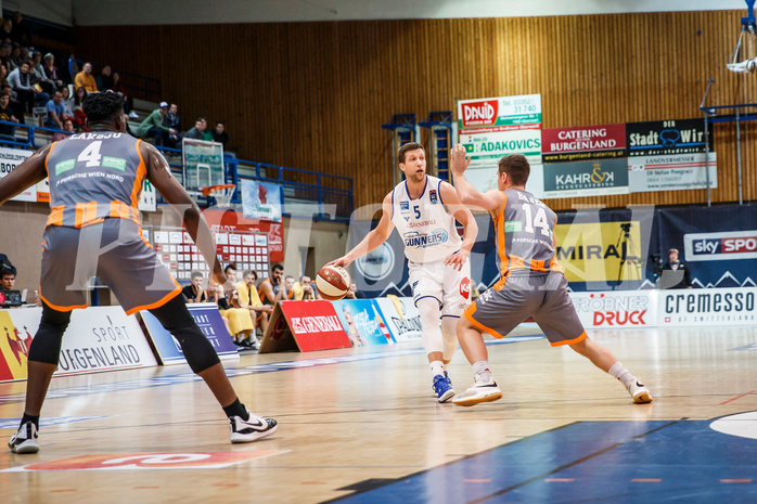 Basketball, Admiral Basketball Superliga 2019/20, Grunddurchgang 16.Runde, Oberwart Gunners, Klosterneuburg Dukes, Andrius Mikutis (5)
