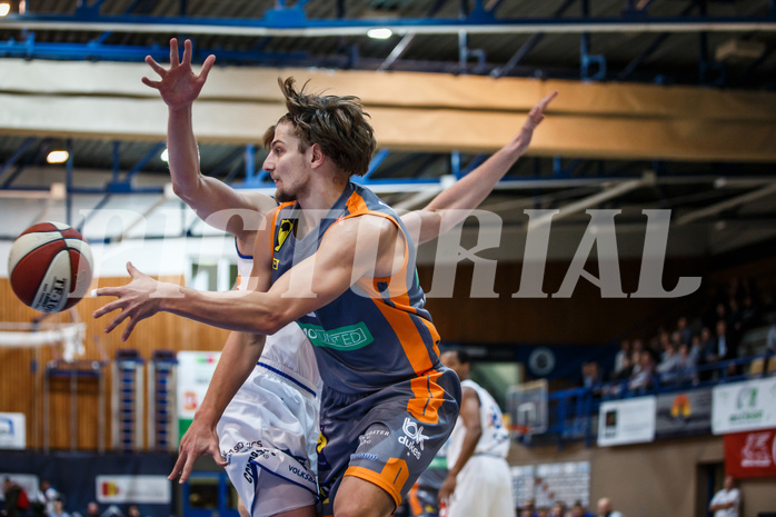 Basketball, Admiral Basketball Superliga 2019/20, Grunddurchgang 16.Runde, Oberwart Gunners, Klosterneuburg Dukes, Moritz Lanegger (6)