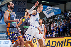 Basketball, Admiral Basketball Superliga 2019/20, Grunddurchgang 16.Runde, Oberwart Gunners, Klosterneuburg Dukes, Saimon Sutt (11)