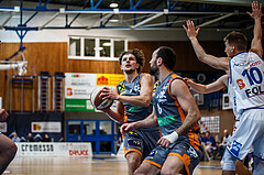 Basketball, Admiral Basketball Superliga 2019/20, Grunddurchgang 16.Runde, Oberwart Gunners, Klosterneuburg Dukes, Moritz Lanegger (6)