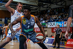 Basketball, Admiral Basketball Superliga 2019/20, Grunddurchgang 16.Runde, Oberwart Gunners, Klosterneuburg Dukes, Lakoju Amineye (4)