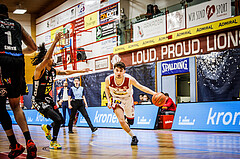Basketball, win2day Basketball Superliga 2022/23, Grunddurchgang 21.Runde, Traiskirchen Lions, Flyers Wels, David Makivic (1)