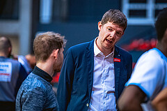 Basketball, Win2Day Superliga 2022/23, Grunddurchgang 21.Runde, BC GGMT Vienna, Vienna Timberwolves, Hubert Schmidt (Head Coach)