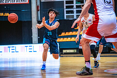 Basketball, Win2Day Superliga 2022/23, Grunddurchgang 21.Runde, BC GGMT Vienna, Vienna Timberwolves, Dean-Leon Cantor (19)