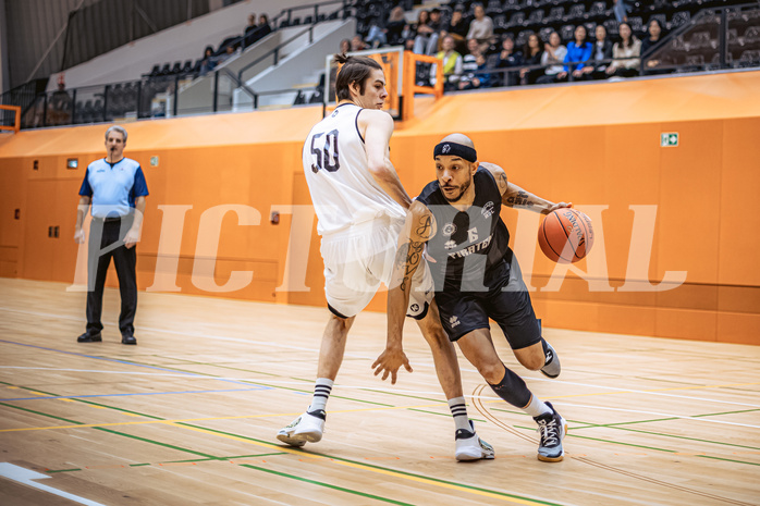 Basketball, Basketball Zweite Liga 2022/23, Grunddurchgang 16.Runde, Basket Flames, Wörthersee Piraten, Shawn L. Ray (6)