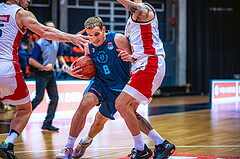 Basketball, Win2Day Superliga 2022/23, Grunddurchgang 21.Runde, BC GGMT Vienna, Vienna Timberwolves, Elias Wlasak (8)