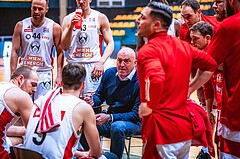 Basketball, Win2Day Superliga 2022/23, Grunddurchgang 21.Runde, BC GGMT Vienna, Vienna Timberwolves, Aramis Naglic (Head Coach)