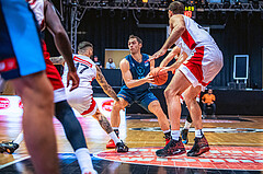 Basketball, Win2Day Superliga 2022/23, Grunddurchgang 21.Runde, BC GGMT Vienna, Vienna Timberwolves, Jakob Szkutta (10)
