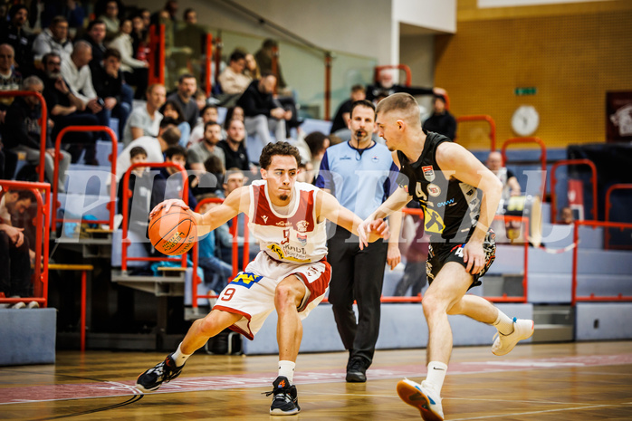 Basketball, win2day Basketball Superliga 2022/23, Grunddurchgang 21.Runde, Traiskirchen Lions, Flyers Wels, Lukas Hahn (9)