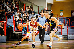 Basketball, win2day Basketball Superliga 2022/23, Grunddurchgang 21.Runde, Traiskirchen Lions, Flyers Wels, Lukas Hahn (9)