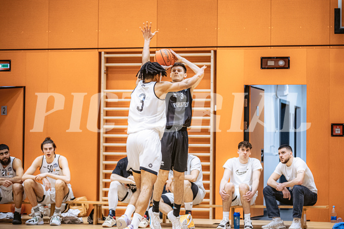 Basketball, Basketball Zweite Liga 2022/23, Grunddurchgang 16.Runde, Basket Flames, Wörthersee Piraten, Marko Papic (3)