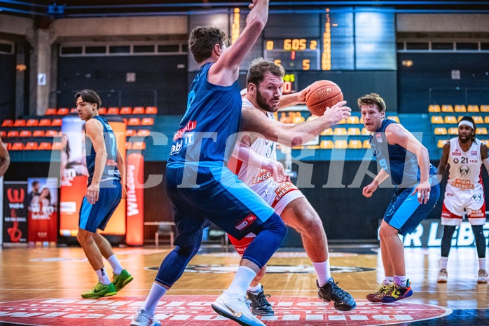 Basketball, Win2Day Superliga 2022/23, Grunddurchgang 21.Runde, BC GGMT Vienna, Vienna Timberwolves, Jozo Rados (3)