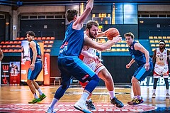Basketball, Win2Day Superliga 2022/23, Grunddurchgang 21.Runde, BC GGMT Vienna, Vienna Timberwolves, Jozo Rados (3)