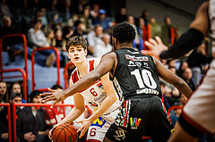 Basketball, win2day Basketball Superliga 2022/23, Grunddurchgang 21.Runde, Traiskirchen Lions, Flyers Wels, Aleksej Kostic (6)