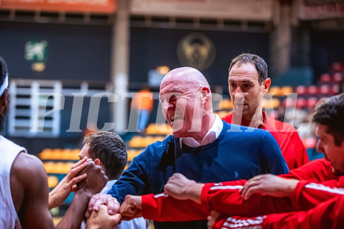 Basketball, Win2Day Superliga 2022/23, Grunddurchgang 21.Runde, BC GGMT Vienna, Vienna Timberwolves, Aramis Naglic (Head Coach)
