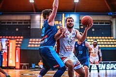 Basketball, Win2Day Superliga 2022/23, Grunddurchgang 21.Runde, BC GGMT Vienna, Vienna Timberwolves, Jozo Rados (3)