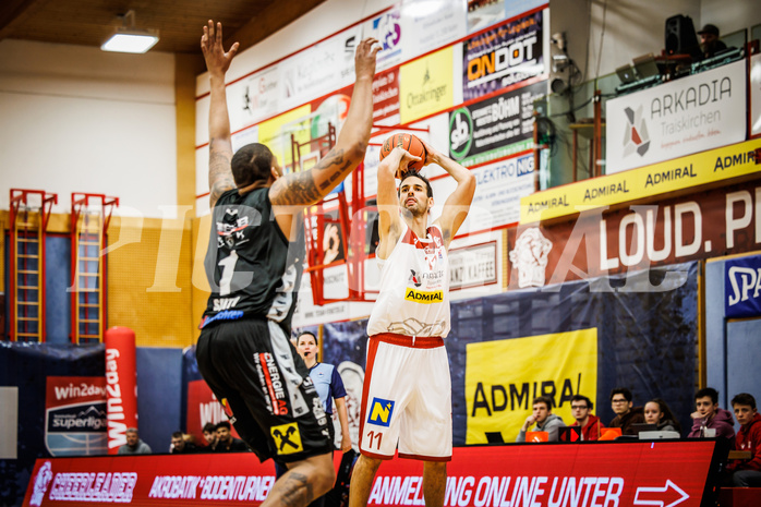 Basketball, win2day Basketball Superliga 2022/23, Grunddurchgang 21.Runde, Traiskirchen Lions, Flyers Wels, Fabricio Vay (11)