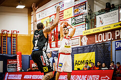 Basketball, win2day Basketball Superliga 2022/23, Grunddurchgang 21.Runde, Traiskirchen Lions, Flyers Wels, Fabricio Vay (11)