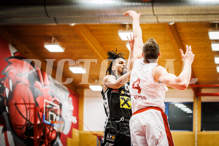 Basketball, win2day Basketball Superliga 2022/23, Grunddurchgang 21.Runde, Traiskirchen Lions, Flyers Wels, A. Terell Glenn (5)