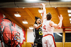 Basketball, win2day Basketball Superliga 2022/23, Grunddurchgang 21.Runde, Traiskirchen Lions, Flyers Wels, A. Terell Glenn (5)