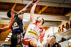 Basketball, win2day Basketball Superliga 2022/23, Grunddurchgang 21.Runde, Traiskirchen Lions, Flyers Wels, Emilio Banic (23)