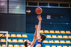 Basketball, Win2Day Superliga 2022/23, Grunddurchgang 21.Runde, BC GGMT Vienna, Vienna Timberwolves, Jozo Rados (3), Chris Vogt (33)