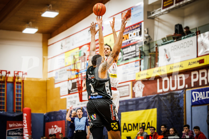 Basketball, win2day Basketball Superliga 2022/23, Grunddurchgang 21.Runde, Traiskirchen Lions, Flyers Wels, Fabricio Vay (11)