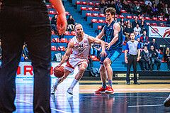Basketball, Win2Day Superliga 2022/23, Grunddurchgang 21.Runde, BC GGMT Vienna, Vienna Timberwolves, Enis Murati (44)
