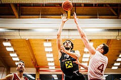 Basketball, win2day Basketball Superliga 2022/23, Grunddurchgang 21.Runde, Traiskirchen Lions, Flyers Wels, C. Jeter (0)