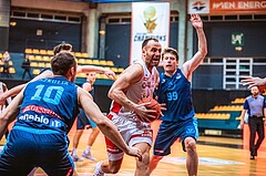 Basketball, Win2Day Superliga 2022/23, Grunddurchgang 21.Runde, BC GGMT Vienna, Vienna Timberwolves, Enis Murati (44)