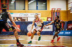 Basketball, win2day Basketball Superliga 2022/23, Grunddurchgang 21.Runde, Traiskirchen Lions, Flyers Wels, Evan Taylor (10)