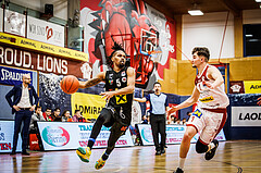 Basketball, win2day Basketball Superliga 2022/23, Grunddurchgang 21.Runde, Traiskirchen Lions, Flyers Wels, A. Terell Glenn (5)