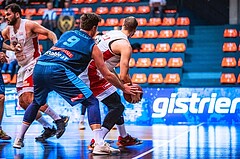 Basketball, Win2Day Superliga 2022/23, Grunddurchgang 21.Runde, BC GGMT Vienna, Vienna Timberwolves, Philipp D’Angelo (9), Stefan Savic (13)