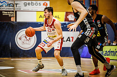 Basketball, win2day Basketball Superliga 2022/23, Grunddurchgang 21.Runde, Traiskirchen Lions, Flyers Wels, Emilio Banic (23)