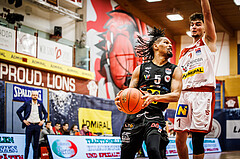 Basketball, win2day Basketball Superliga 2022/23, Grunddurchgang 21.Runde, Traiskirchen Lions, Flyers Wels, A. Terell Glenn (5)