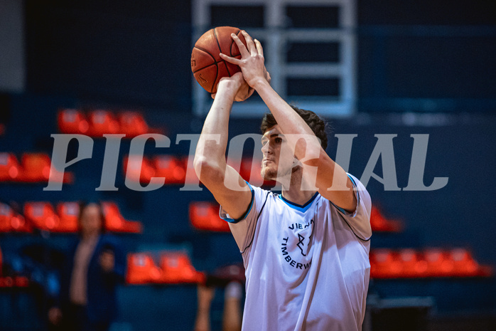 Basketball, Win2Day Superliga 2022/23, Grunddurchgang 21.Runde, BC GGMT Vienna, Vienna Timberwolves, Chris Vogt (33)