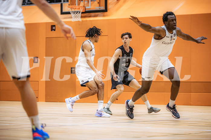 Basketball, Basketball Zweite Liga 2022/23, Grunddurchgang 16.Runde, Basket Flames, Wörthersee Piraten, Felix Leindecker (5)