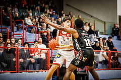 Basketball, win2day Basketball Superliga 2022/23, Grunddurchgang 21.Runde, Traiskirchen Lions, Flyers Wels, Aleksej Kostic (6)