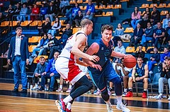 Basketball, Win2Day Superliga 2022/23, Grunddurchgang 21.Runde, BC GGMT Vienna, Vienna Timberwolves, Philipp D’Angelo (9)