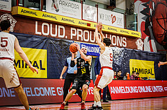 Basketball, win2day Basketball Superliga 2022/23, Grunddurchgang 21.Runde, Traiskirchen Lions, Flyers Wels, Christian Von Fintel (27)