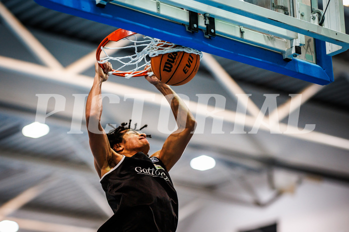 Basketball, Basketball Zweite Liga 2023/24, Grunddurchgang 8.Runde, Deutsch Wagram Alligators, Basket Flames, Yann Grandperret (3)