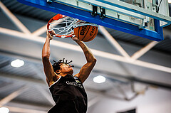 Basketball, Basketball Zweite Liga 2023/24, Grunddurchgang 8.Runde, Deutsch Wagram Alligators, Basket Flames, Yann Grandperret (3)