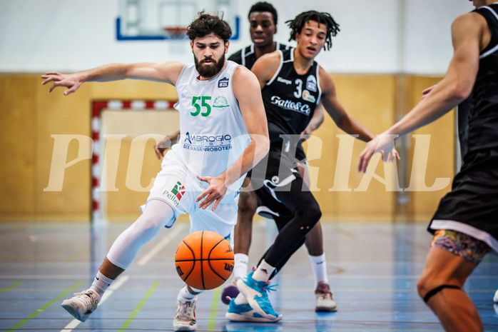Basketball, Basketball Zweite Liga 2023/24, Grunddurchgang 8.Runde, Deutsch Wagram Alligators, Basket Flames, Stefan Strobel (15)