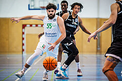 Basketball, Basketball Zweite Liga 2023/24, Grunddurchgang 8.Runde, Deutsch Wagram Alligators, Basket Flames, Stefan Strobel (15)